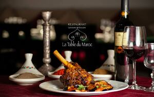 Coupe de la table du Maroc